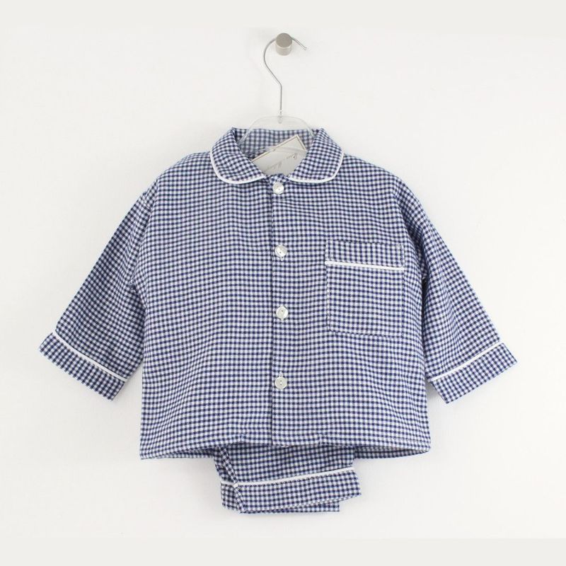 Maria Malmequer - Pijama Xadrez Menino Vichy