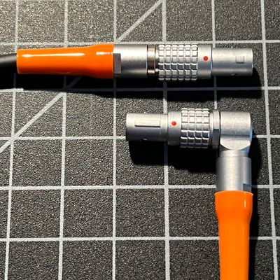 Eonvic D-tap Power Y Cable For Preston DM1 DM2 Digital Micro Force – 14-Pin Lemo To 7-Pin Lemo & P-Tap