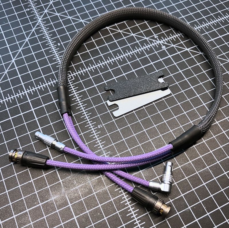 12G-SDI / DC cable loom
