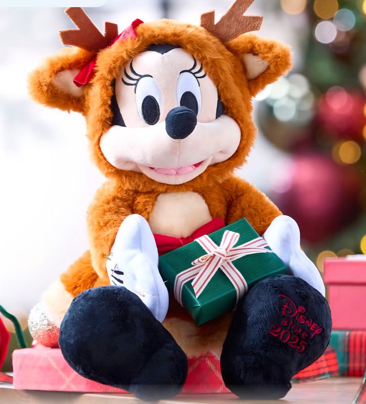Minnie Mouse in kerst rendierjurk
