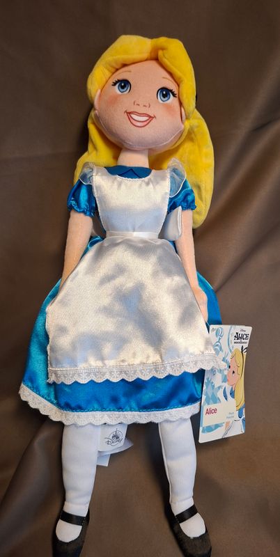 Disney Store USA vintage Alice in wonderland plushe pop