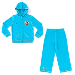 Vintage Turqouise Ariel velours set