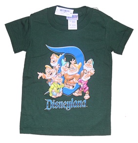 Vintage  disneyland resort  7 Dwergen t-shirt
