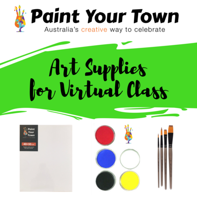 Art supplies for 1 VIRTUAL CLASS (includes freight)
