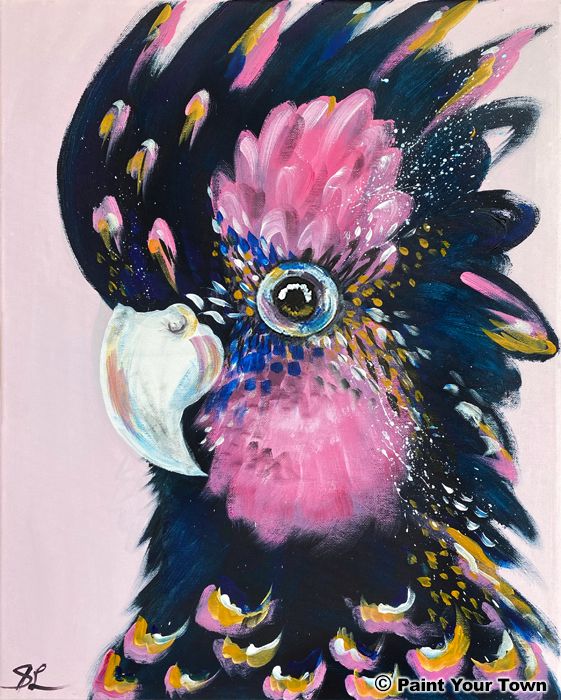 Pink Cockatoo Paint pARTy at Old Bar Tavern | Saturday 12th July | 2-4pm
