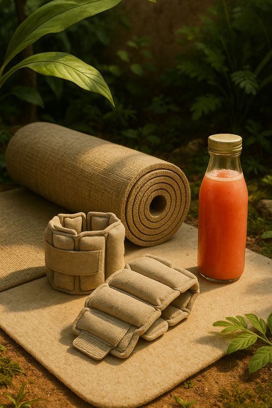 RSVP Yoga Mat + Pilates Weights