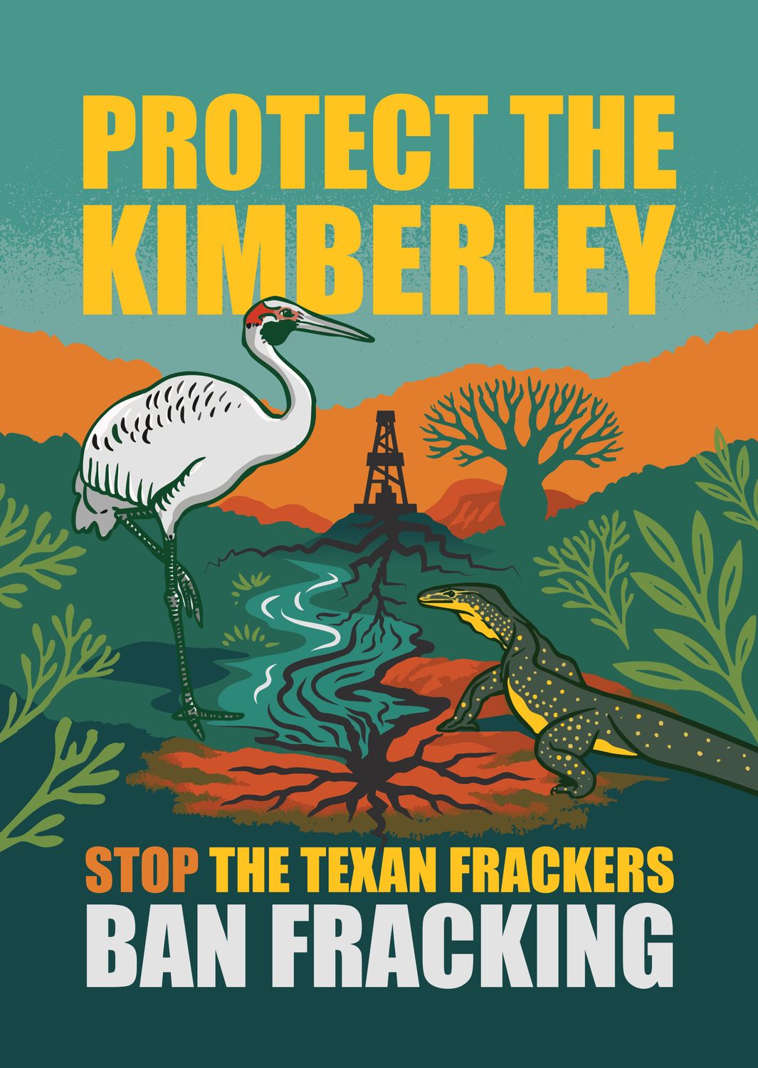 Protect the Kimberley yard sign