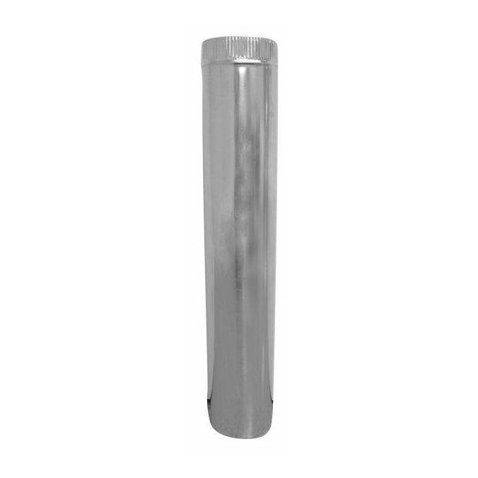 6" x 60" GALVANIZED SNAP LOCK PIPE LIGHT GA (per foot)