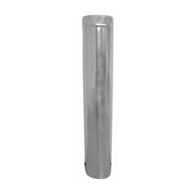 6" x 60" GALVANIZED SNAP LOCK PIPE LIGHT GA (per foot)