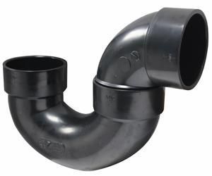 3" ABS  SOLID P-TRAP (CANPLAS)