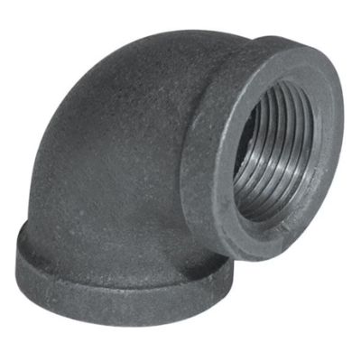 1.BML Black Iron 90 deg Elbow, 1 in, FIP End Style