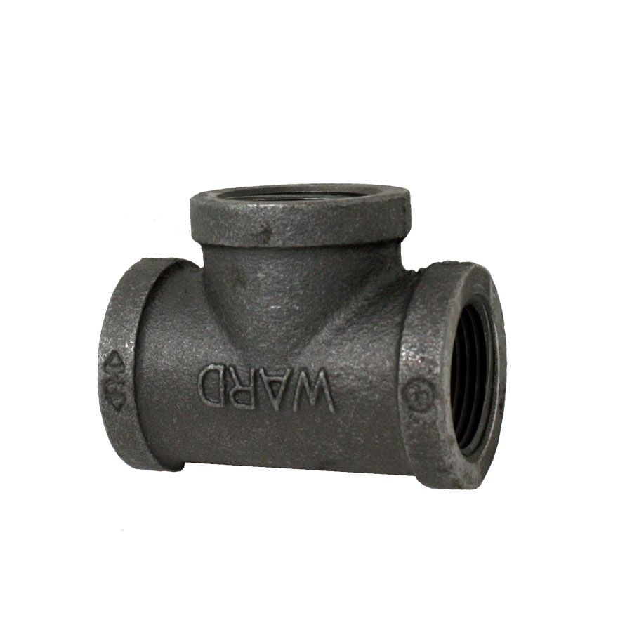 E.BMT Black Iron Tee, 3/4 in, FIP End Style