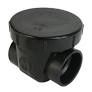 601815 DWV Backwater Valve, 3 in Nominal, Hub End Style, ABS Body