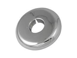 Split Floor and Ceiling Plate, 1-1/2 in IPS Nominal, Plastic, Chrome