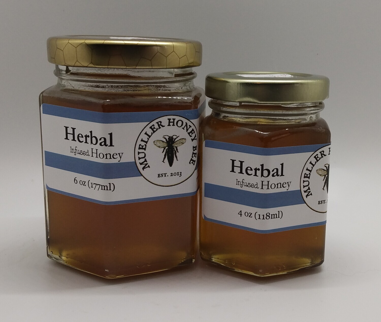 6 oz Herbal Infused Raw Honey