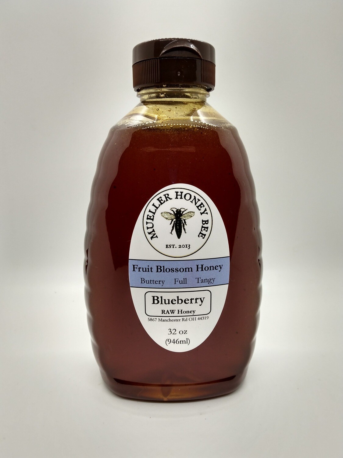 32 oz Natural Blueberry Honey