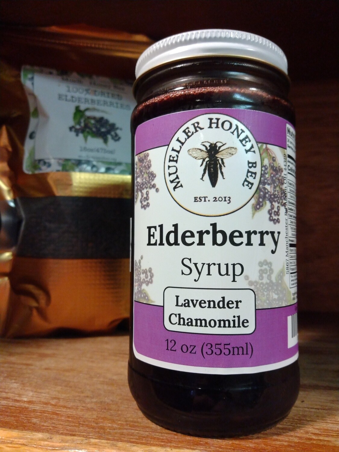12 oz Lavender and Chamomile Elderberry Syrup