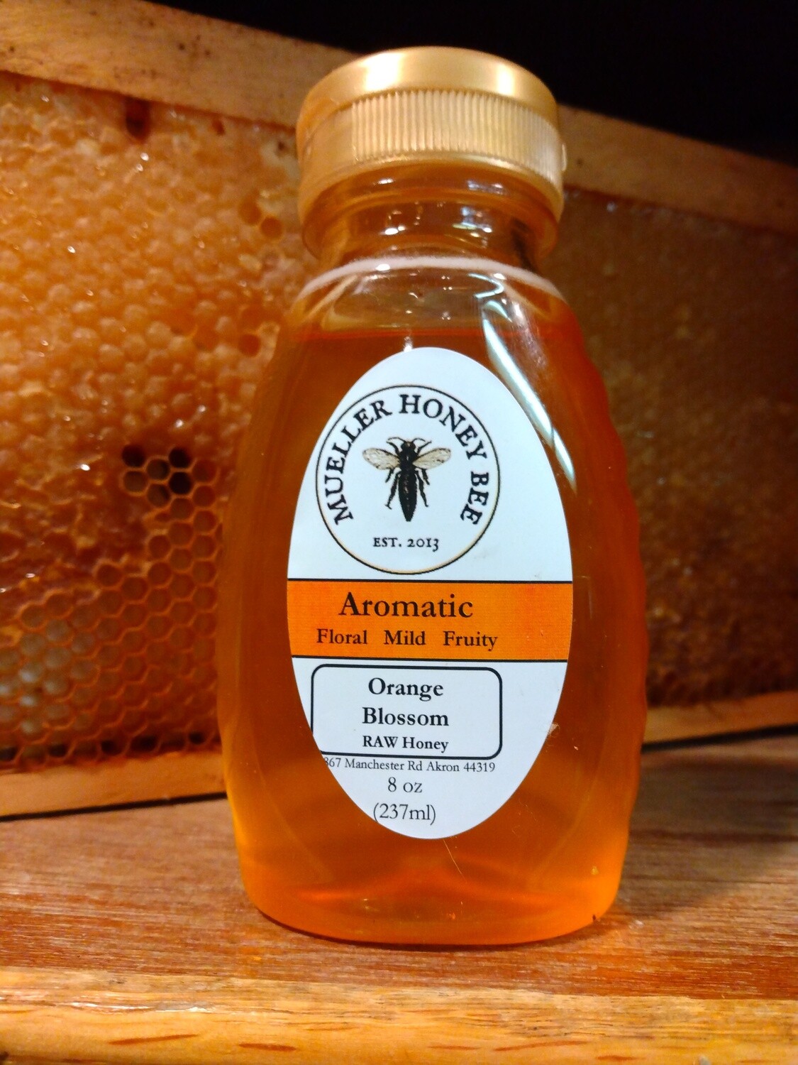 8 oz Orange Blossom Honey