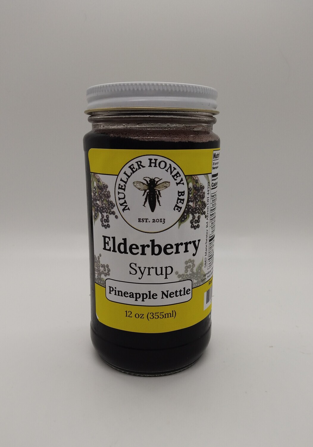 2 pack - 12 oz Pineapple Nettle Elderberry Syrup