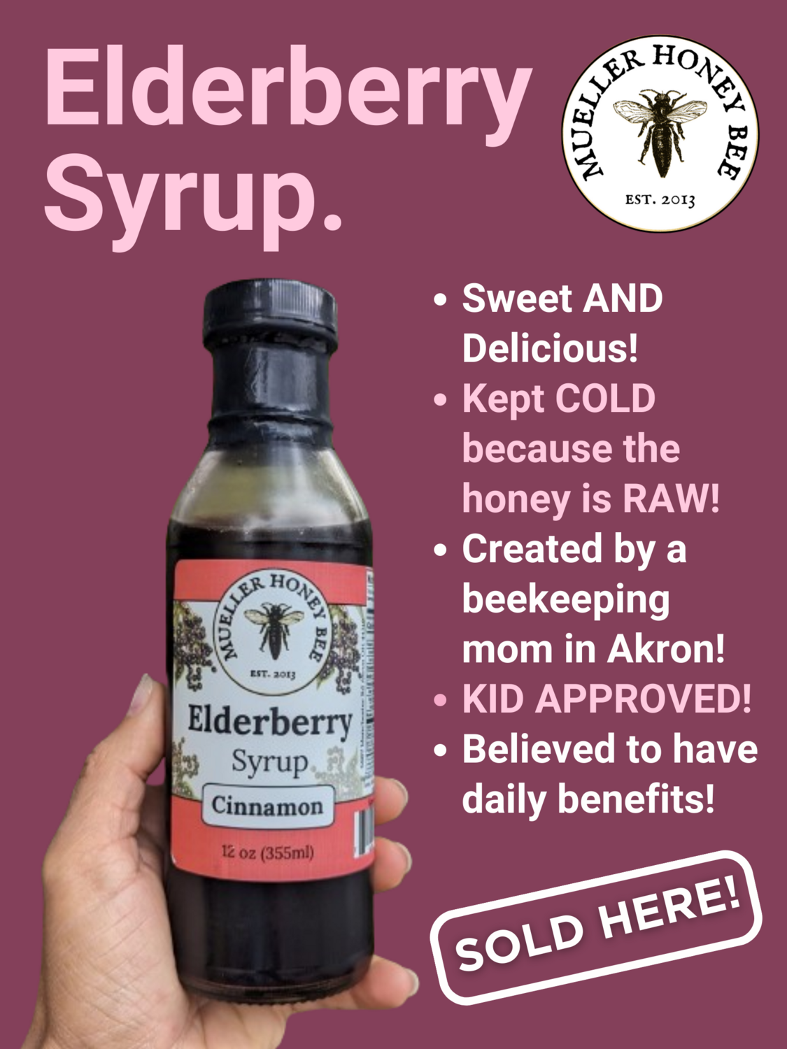 2 Pack 12 oz Elderberry Syrup (Shipped MondayWednesday)