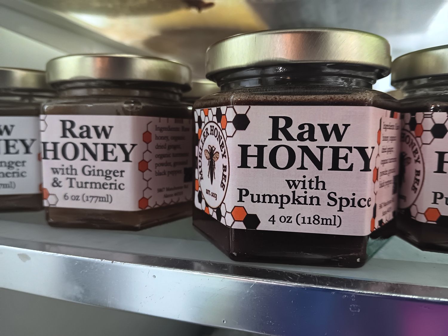 8 oz Infused Raw Honey