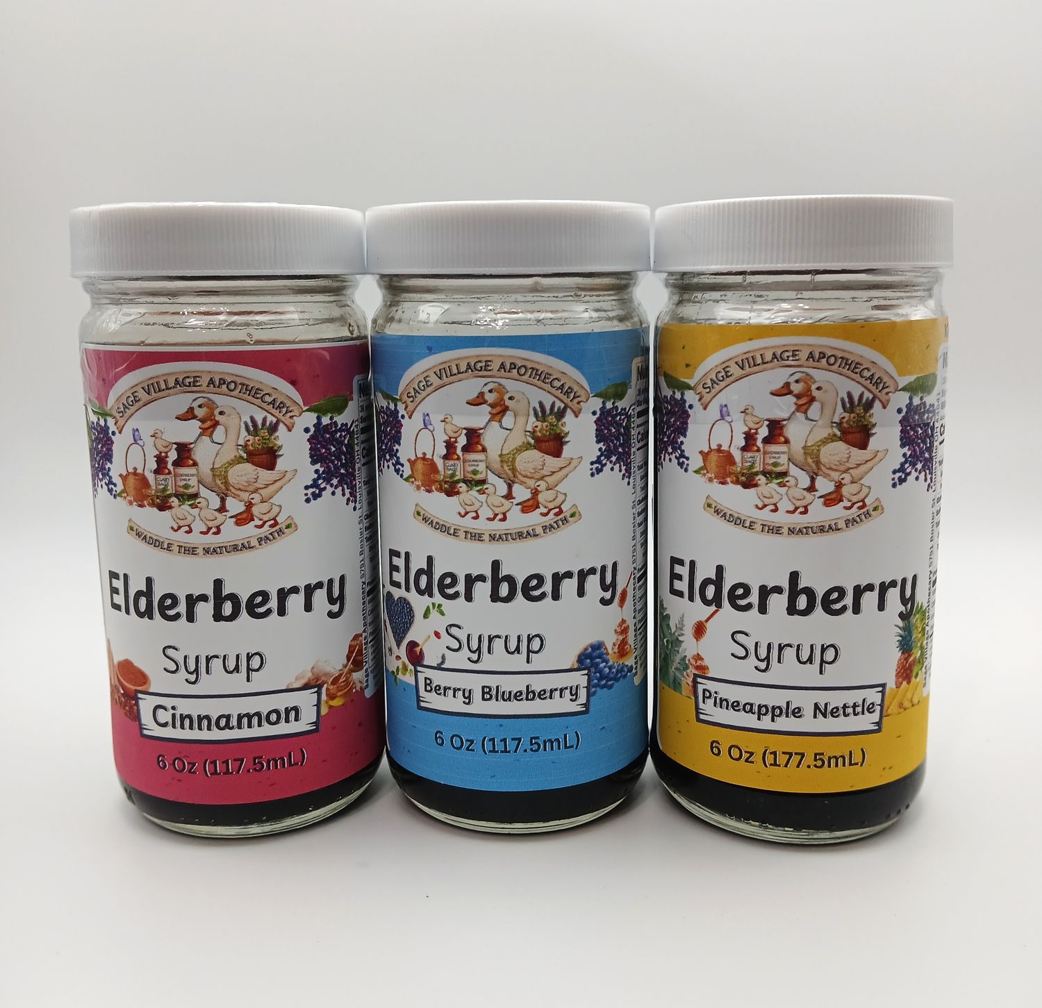 3 Pack 6 oz Elderberry Syrup