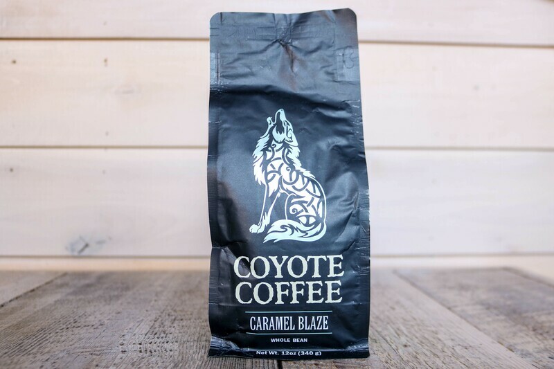 Coyote Coffee Caramel Blaze (Medium) 12oz Whole Bean