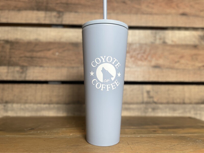 24oz Tumbler - Soft Matte Dusty Blue