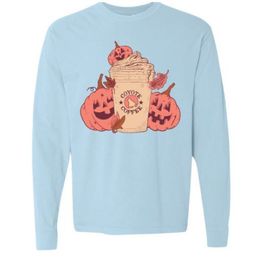 Pumpkin Tee - Long Sleeve Chambray Pumpkin Tee - Long Sleeve Chambray