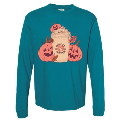 Pumpkin Tee - Long Sleeve Topaz Blue