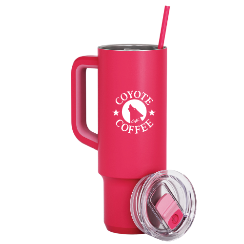 40oz Tumbler - Flamingo