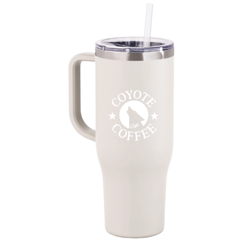40oz Tumbler - White Onyx