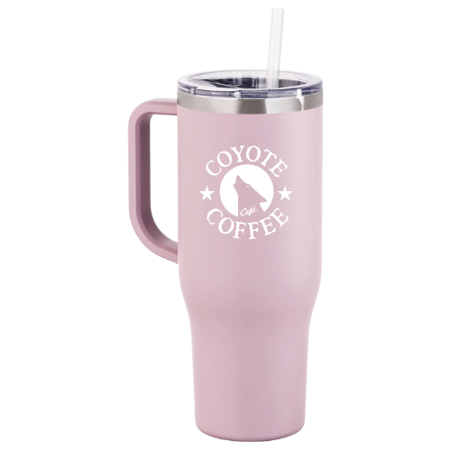 40oz Tumbler - Soft Matte Mauve Shadow