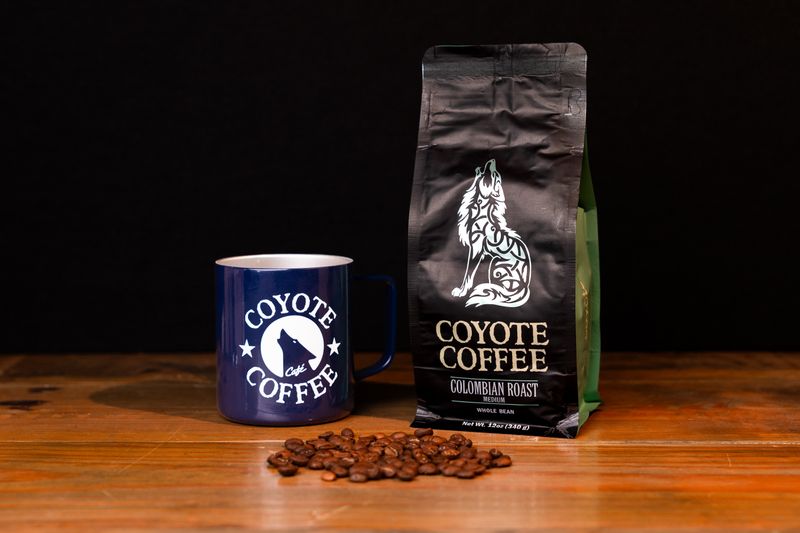 Coyote Coffee Colombian Roast (Medium) 12oz Whole Bean