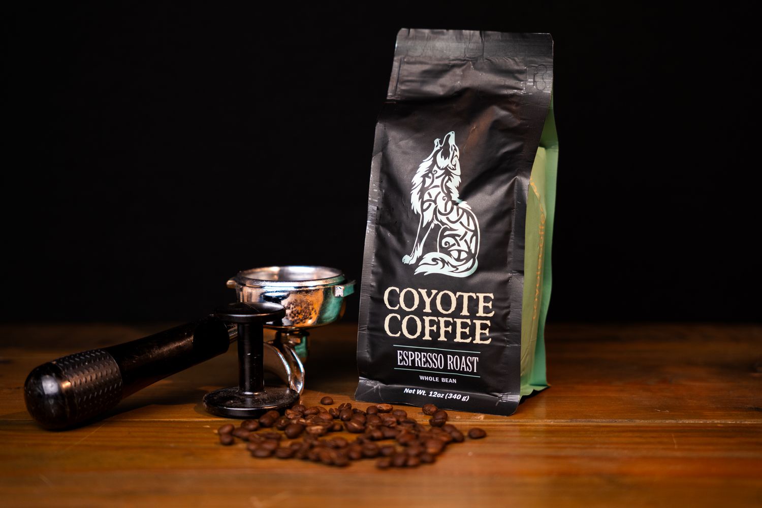 Coyote Coffee Espresso Roast (Dark) 12oz Whole Bean