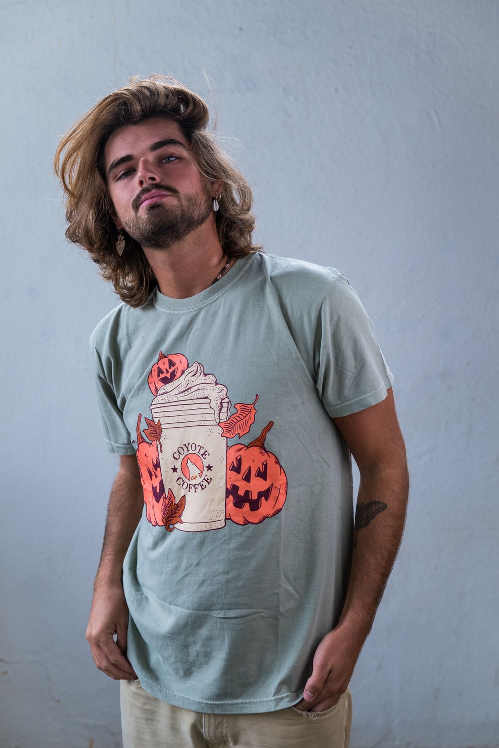 Pumpkin Tee - Short Sleeve Sandstone