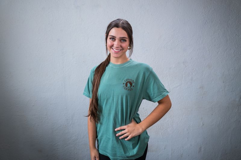 Coyote Autumn Brew Short Sleeve Tee - Dark Teal