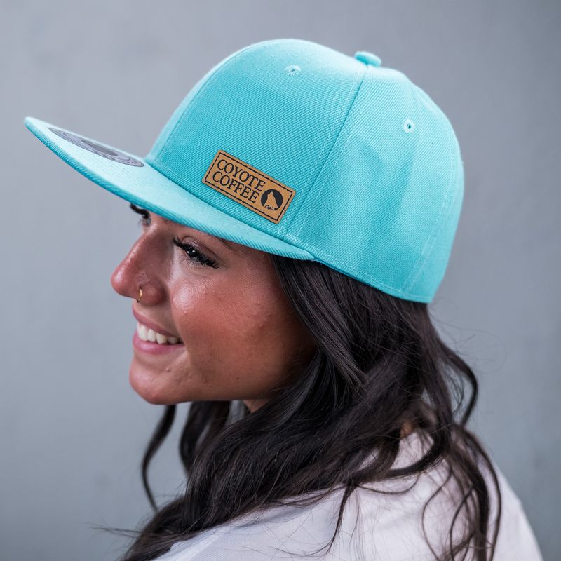 Coyote Flatbill Hat - Cyan