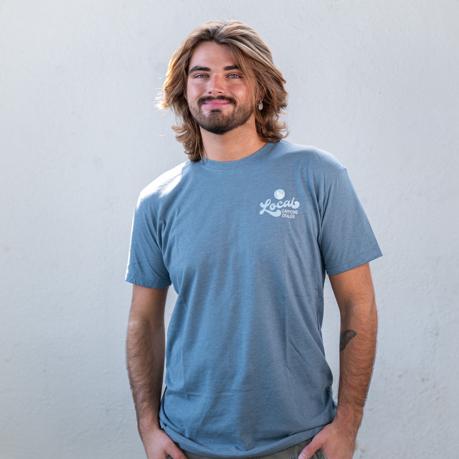 Coyote Local Tee - Light Blue