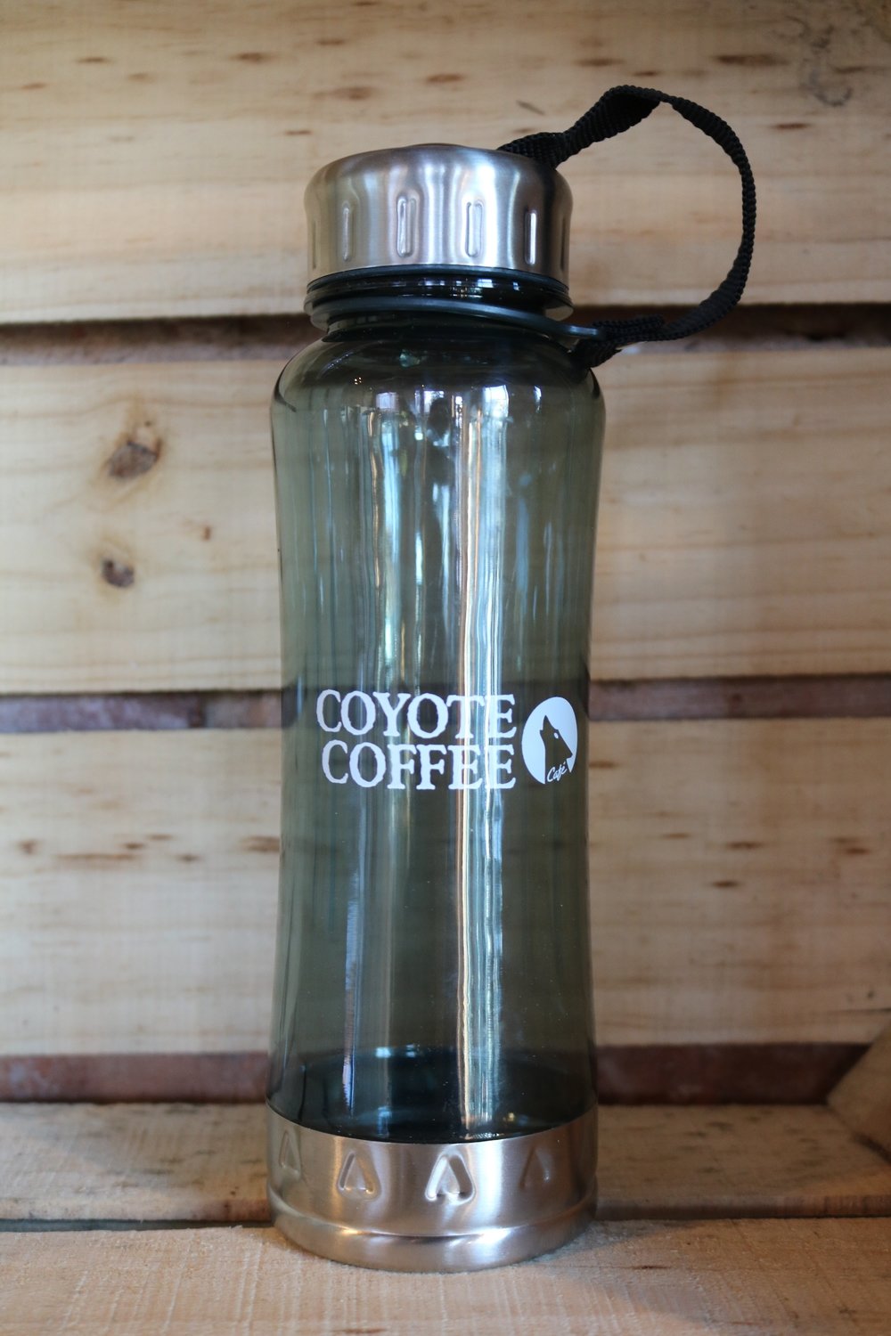 Coyote Coffee Grey Water Bottle