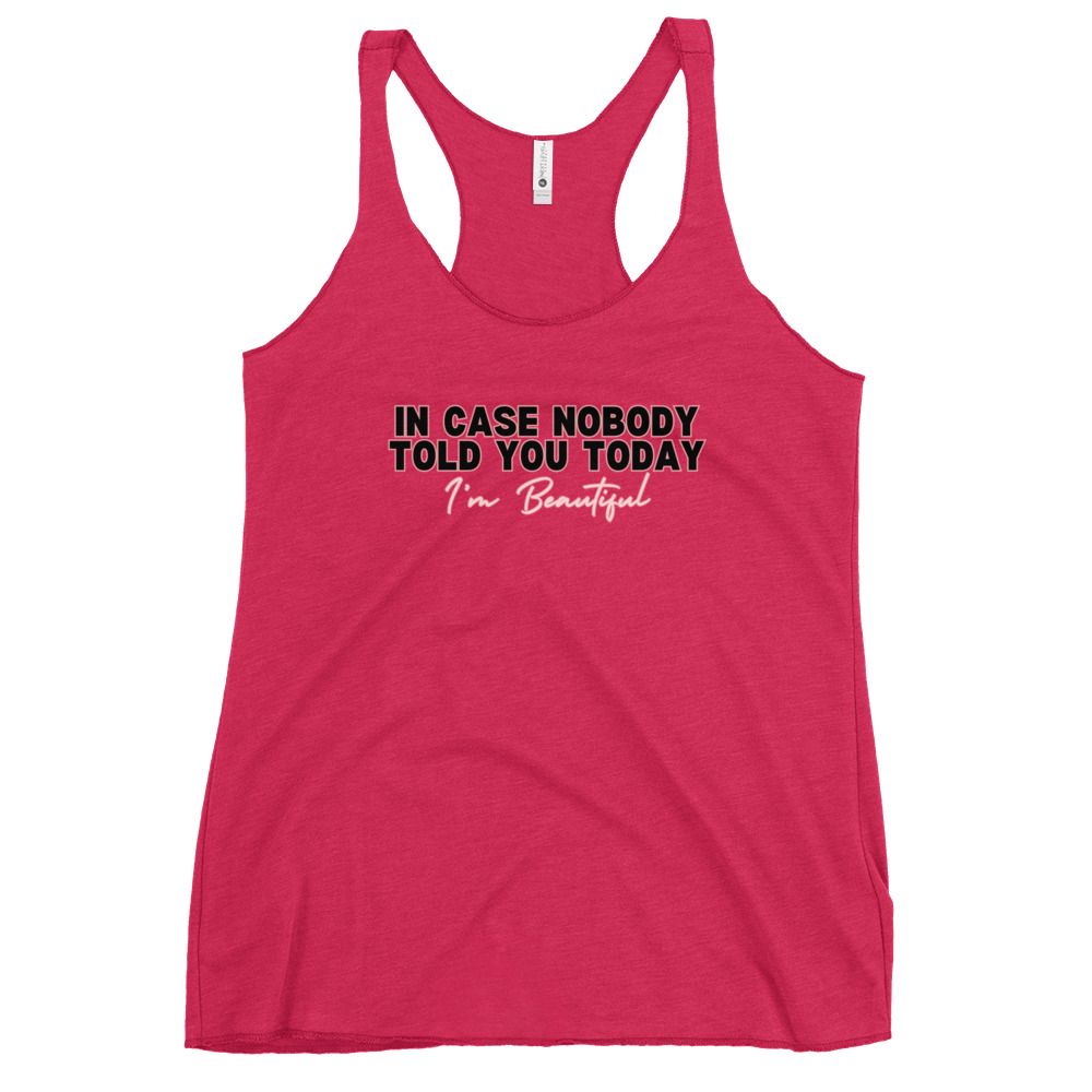 Im Beautiful Women's Racerback Tank