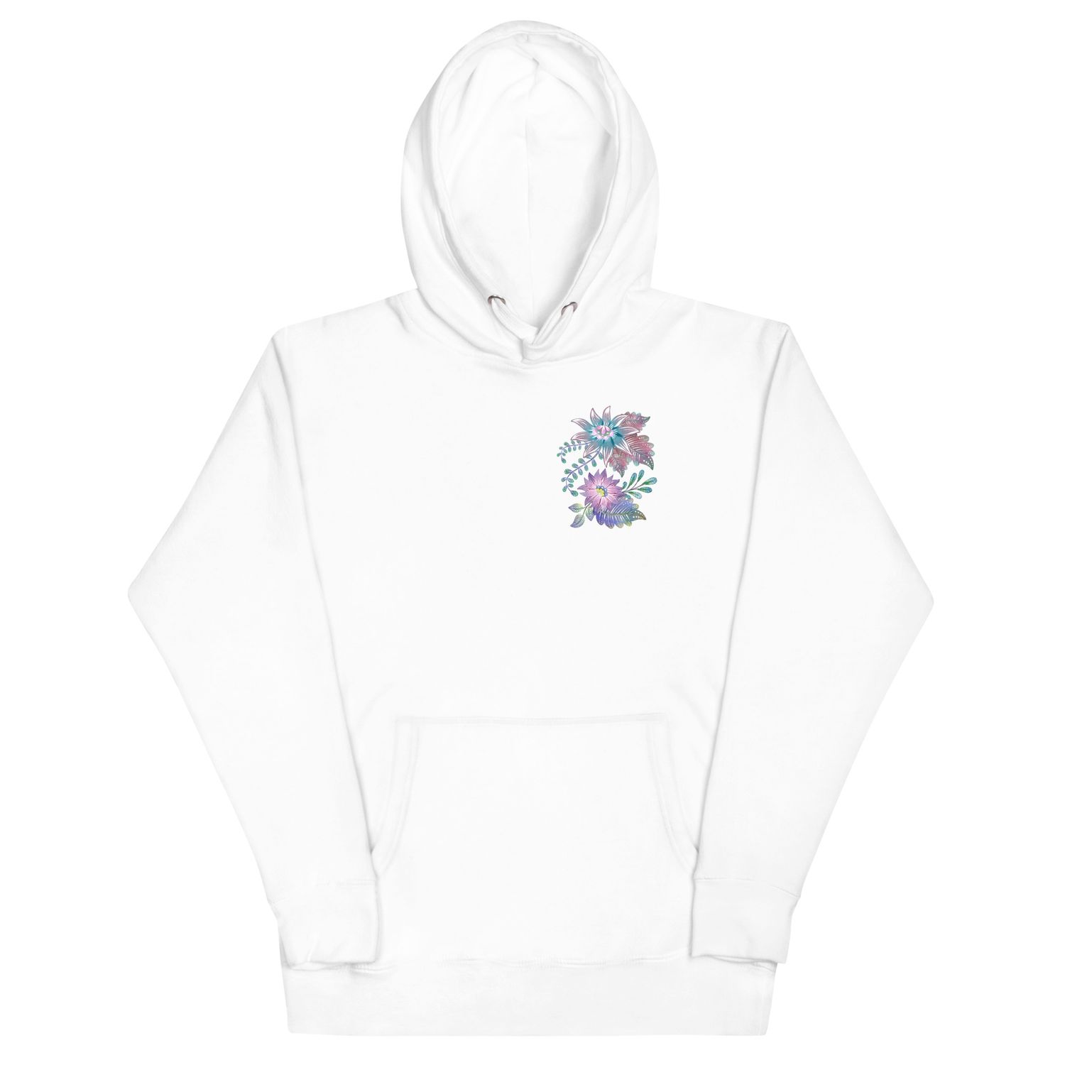 Abstract Floral Hoodie