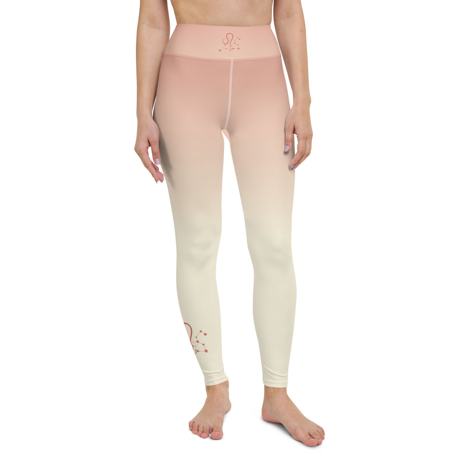 Leo Zodiac Water-color Leggings