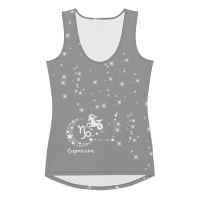 Capricorn Zodiac Fitted Tank