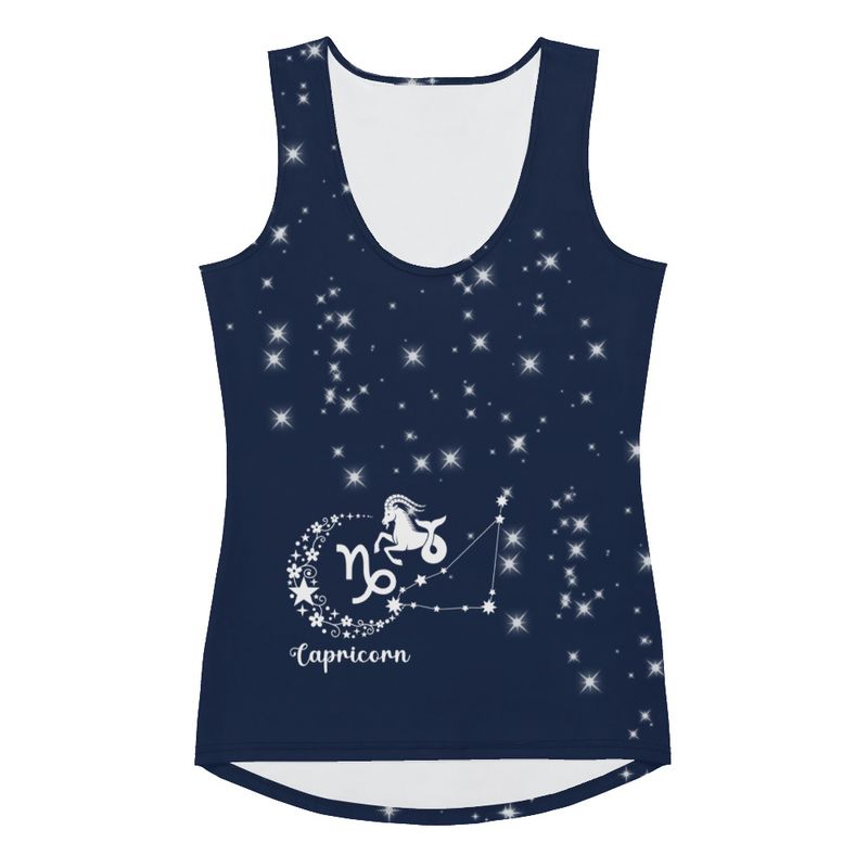 Capricorn Zodiac Fitted Tank