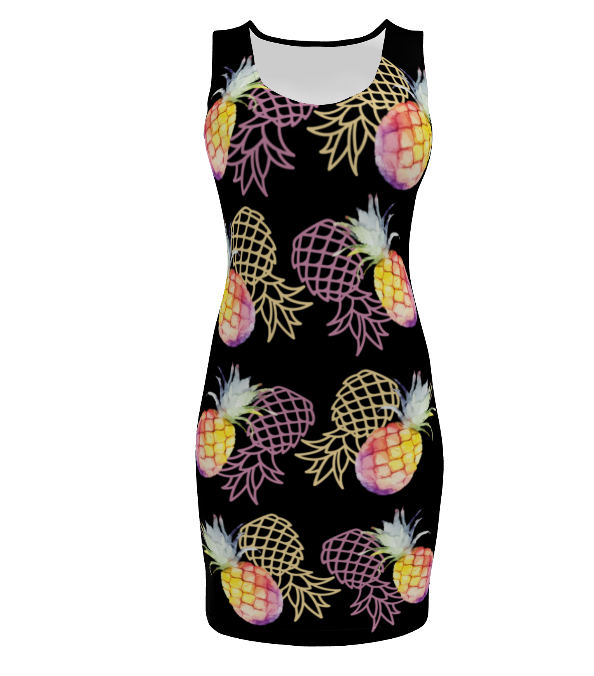 Pineapple Bodycon dress