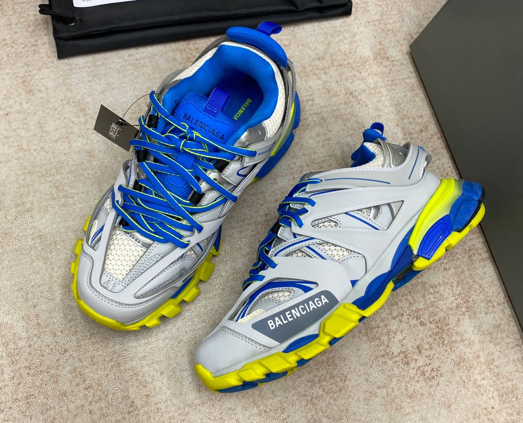 BB TRACKS - GREY/BLUE/YELLOW