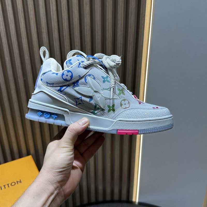 LV SKATES - GREY RAINBOW