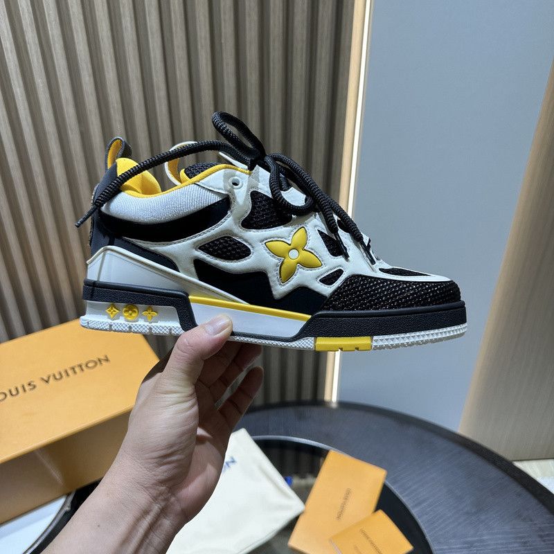 LV SKATES - BLACK/ YELLOW