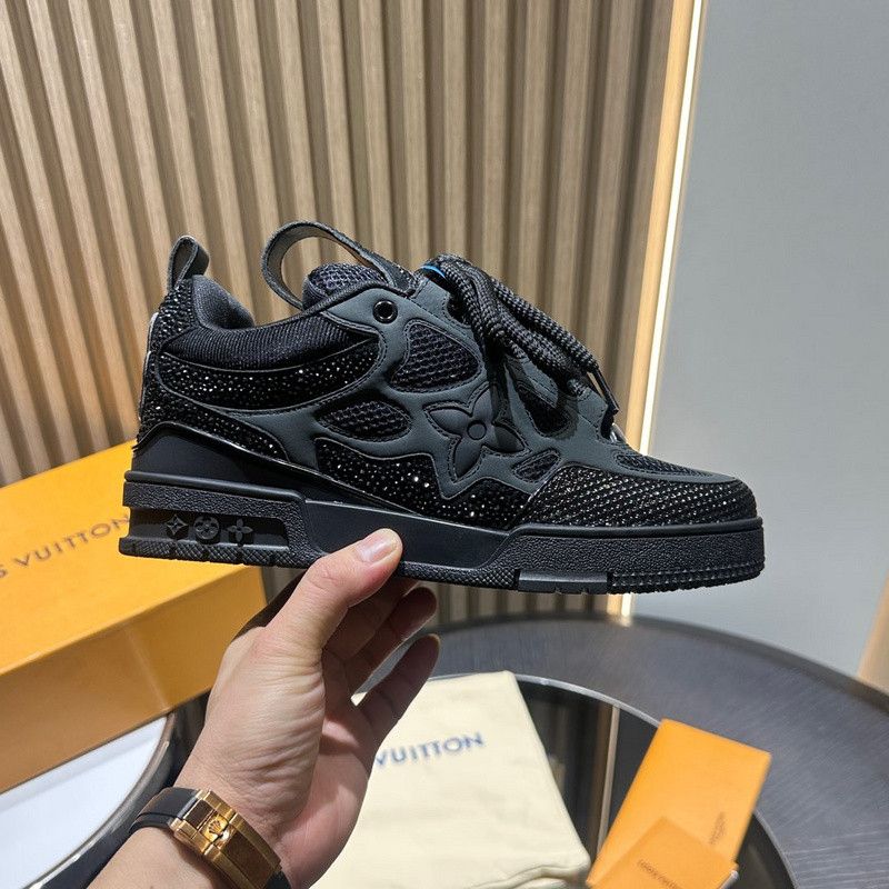 LV SKATES - BLACK CRYSTALS
